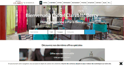 Desktop Screenshot of hotel-claret.com
